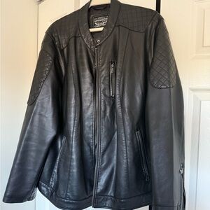 Levi’s Women’s Black Faux Leather Moto Jacket